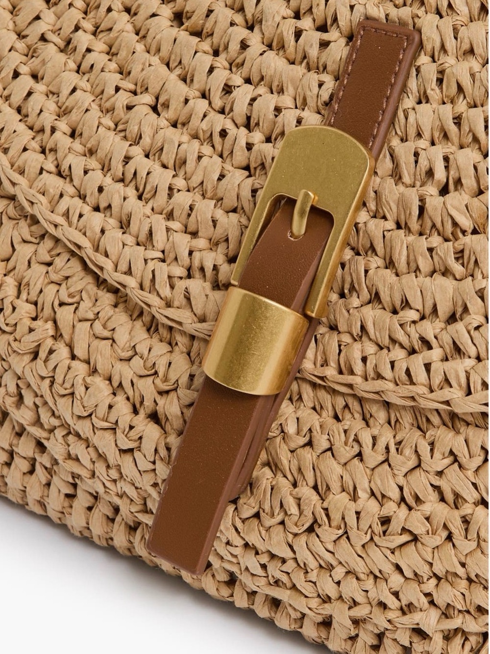 Reiss Raffia Tote Handbag - Picture 2 of 9
